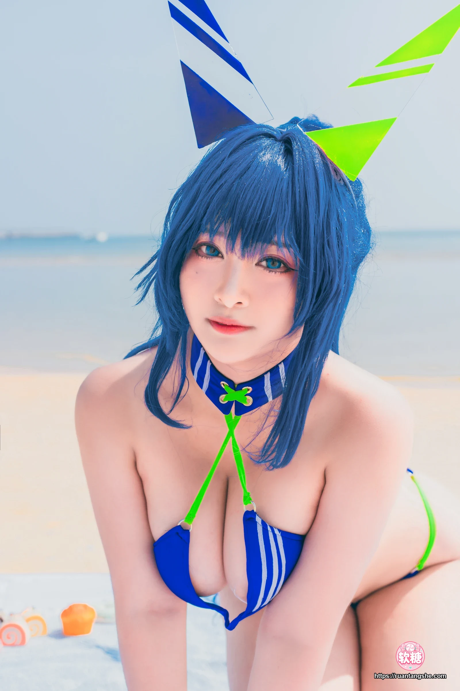 洛璃LoLiSAMA 洛璃LoLiSAMA NO.063 - 热恋的盛夏 花园泳装