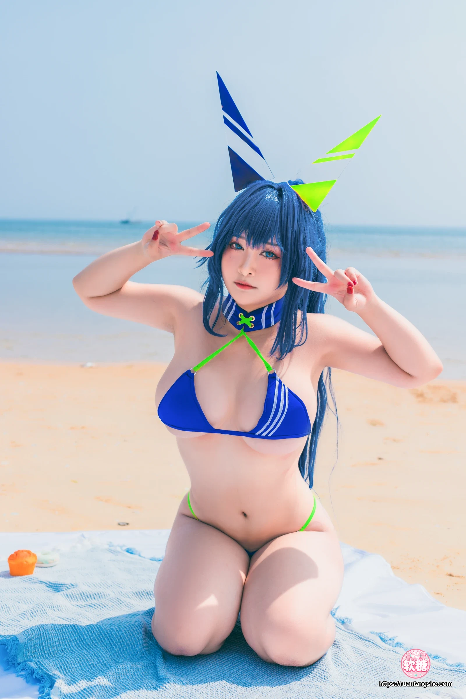 洛璃LoLiSAMA 洛璃LoLiSAMA NO.063 - 热恋的盛夏 花园泳装