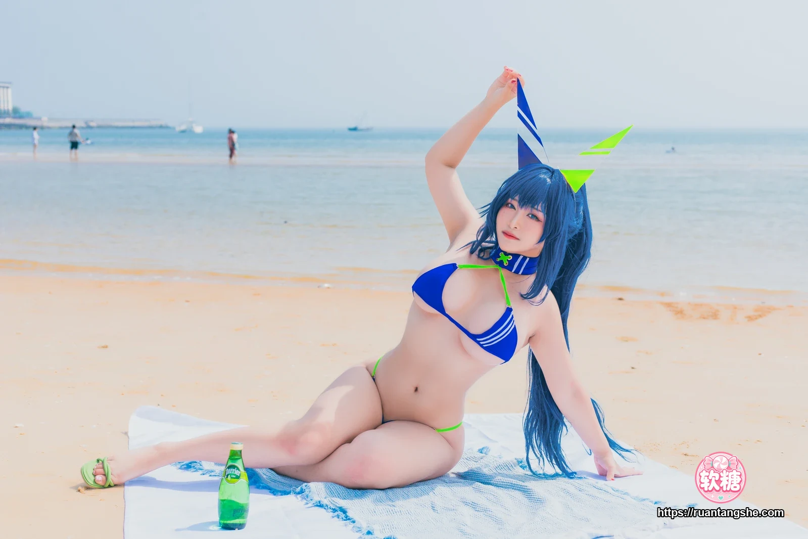 洛璃LoLiSAMA 洛璃LoLiSAMA NO.063 - 热恋的盛夏 花园泳装