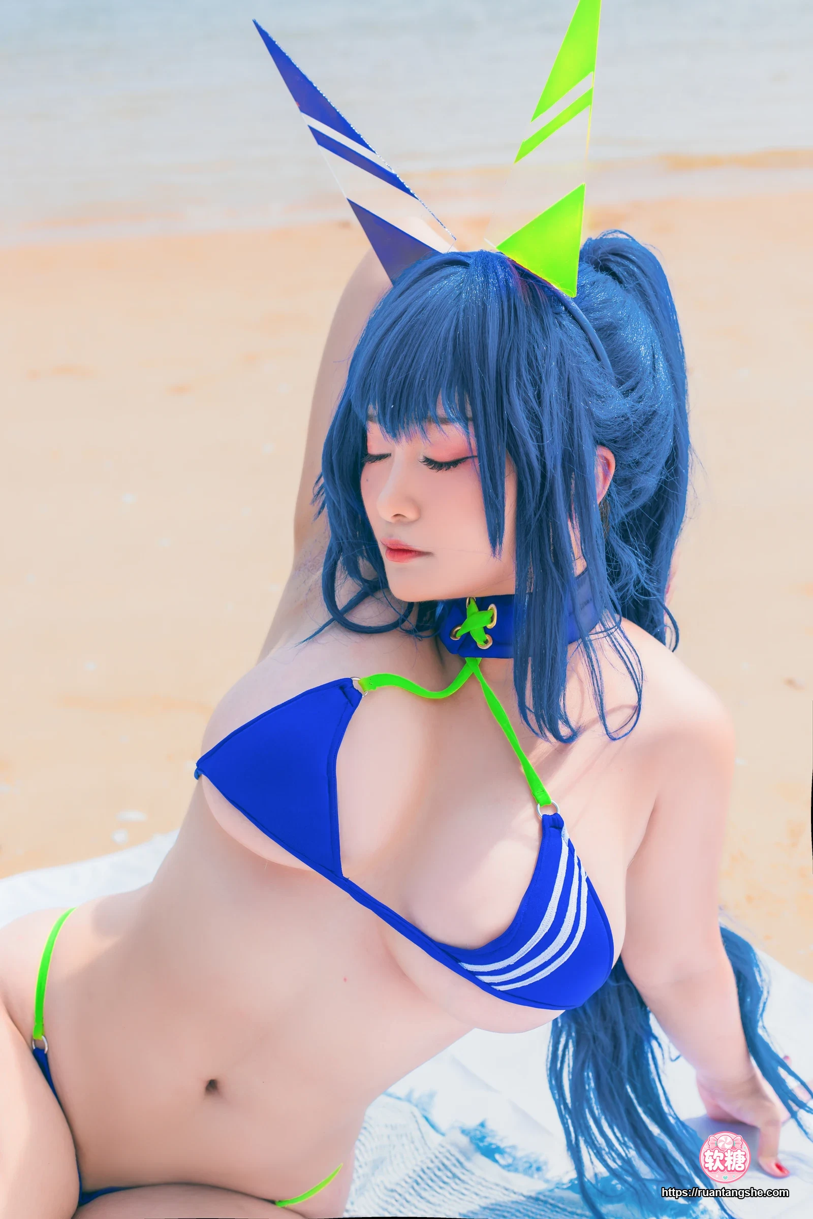 洛璃LoLiSAMA 洛璃LoLiSAMA NO.063 - 热恋的盛夏 花园泳装
