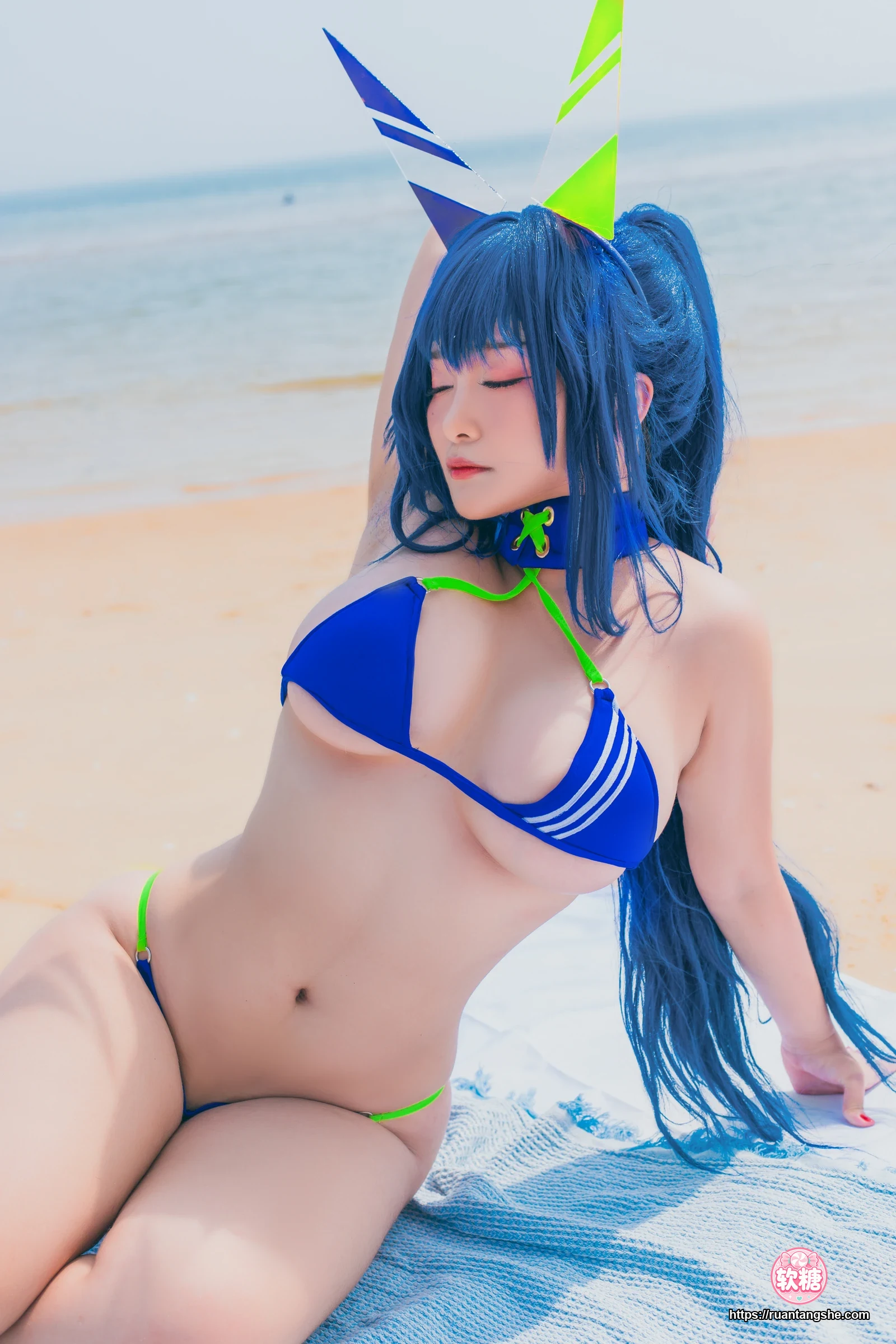 洛璃LoLiSAMA 洛璃LoLiSAMA NO.063 - 热恋的盛夏 花园泳装