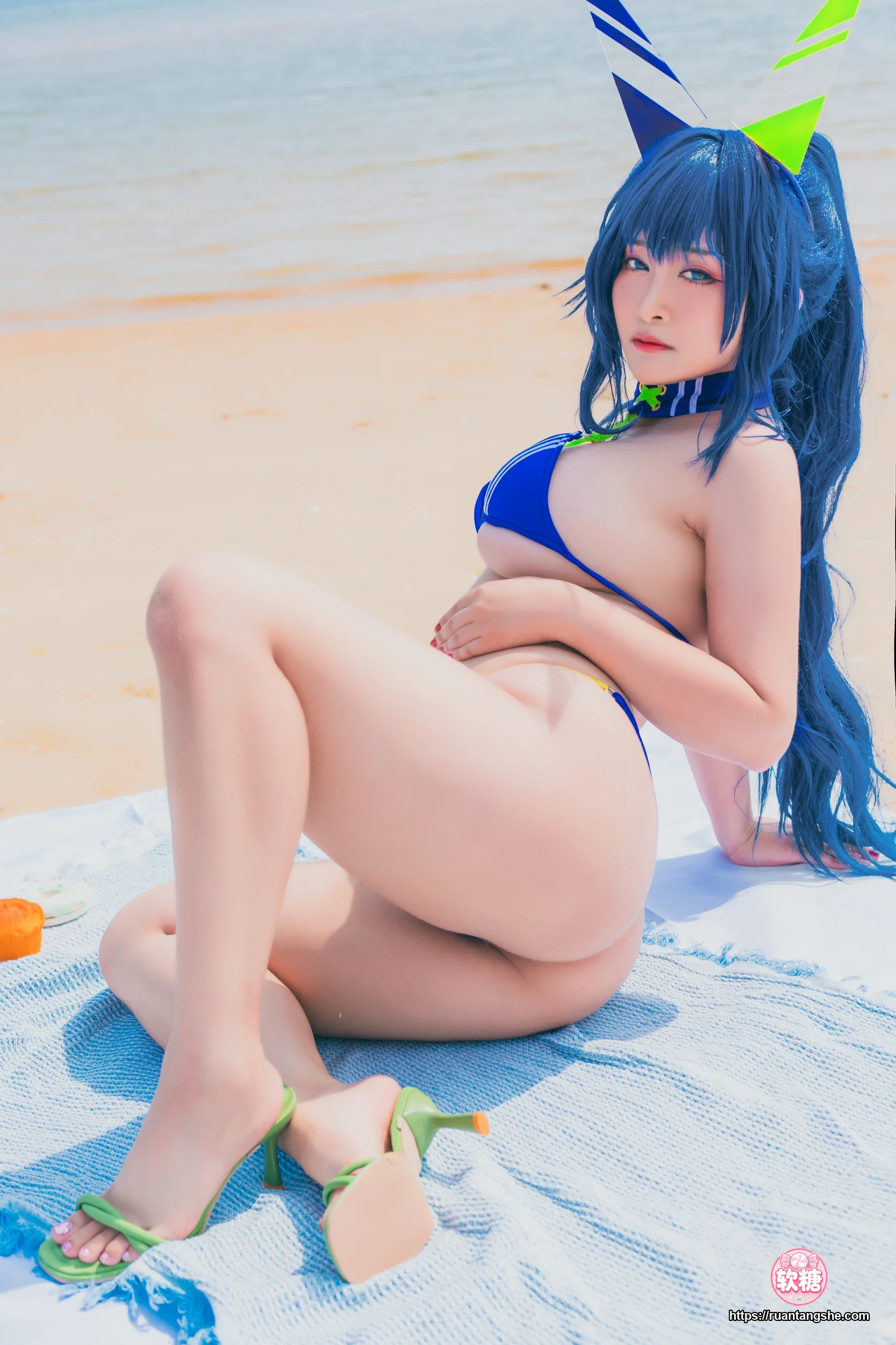 洛璃LoLiSAMA 洛璃LoLiSAMA NO.063 - 热恋的盛夏 花园泳装