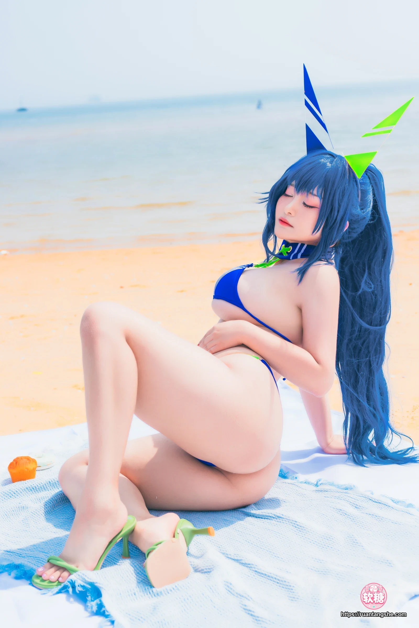 洛璃LoLiSAMA 洛璃LoLiSAMA NO.063 - 热恋的盛夏 花园泳装