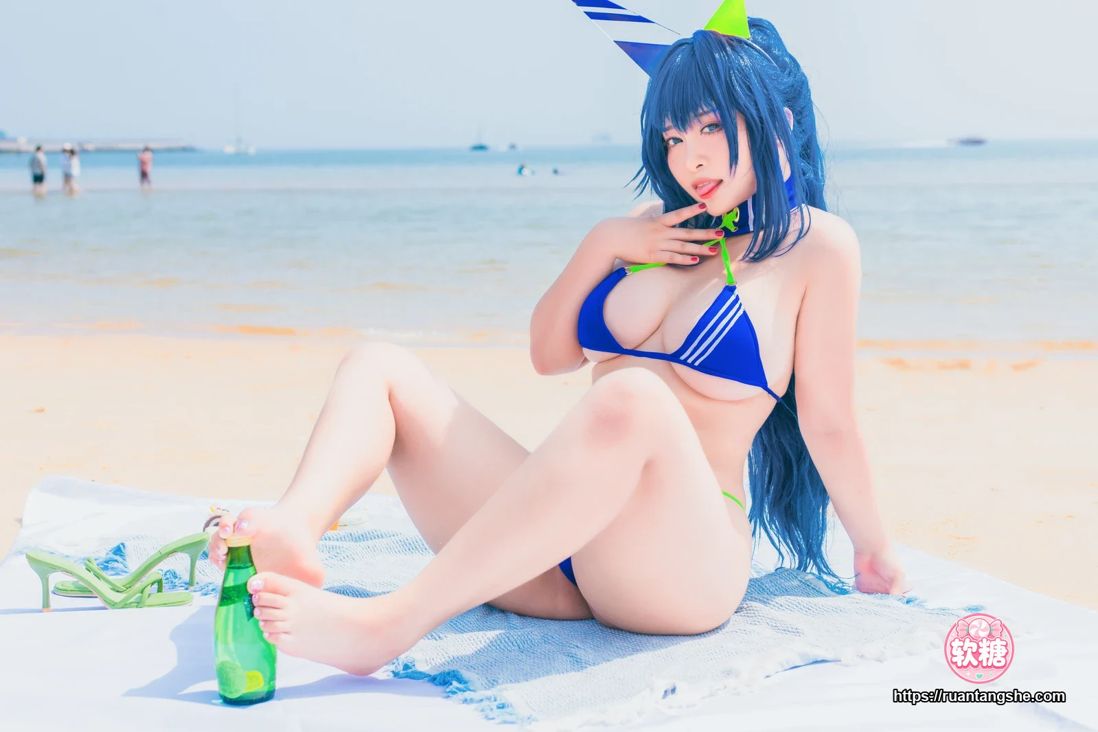 洛璃LoLiSAMA 洛璃LoLiSAMA NO.063 - 热恋的盛夏 花园泳装