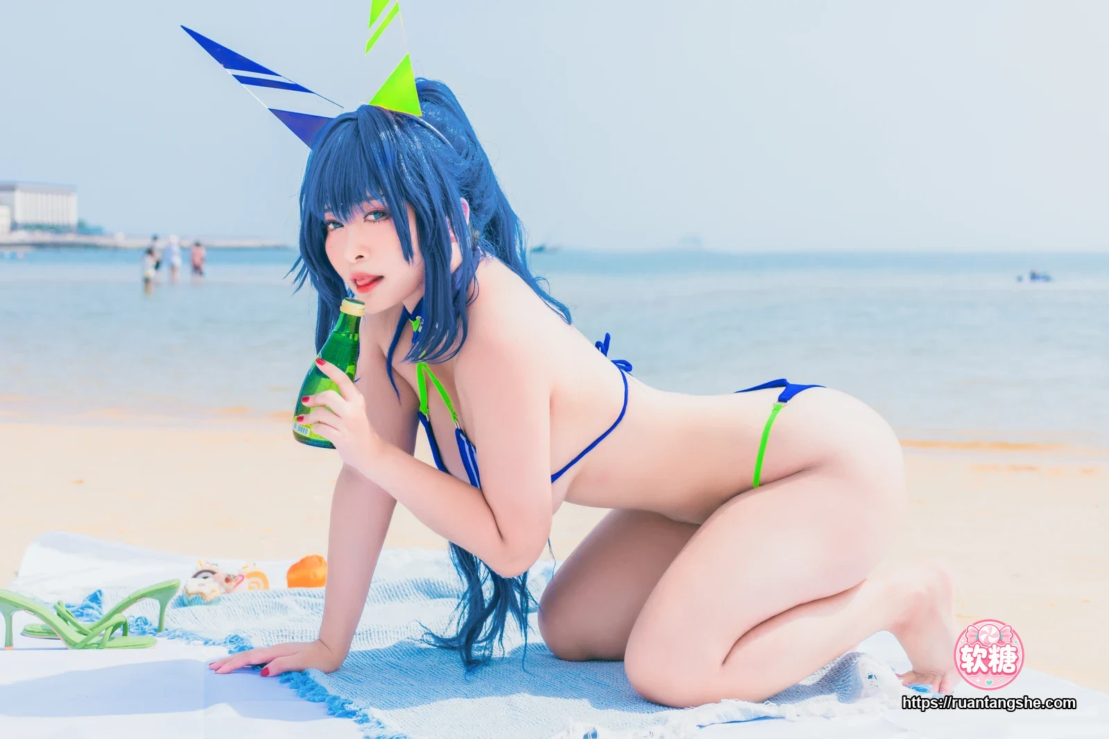 洛璃LoLiSAMA 洛璃LoLiSAMA NO.063 - 热恋的盛夏 花园泳装