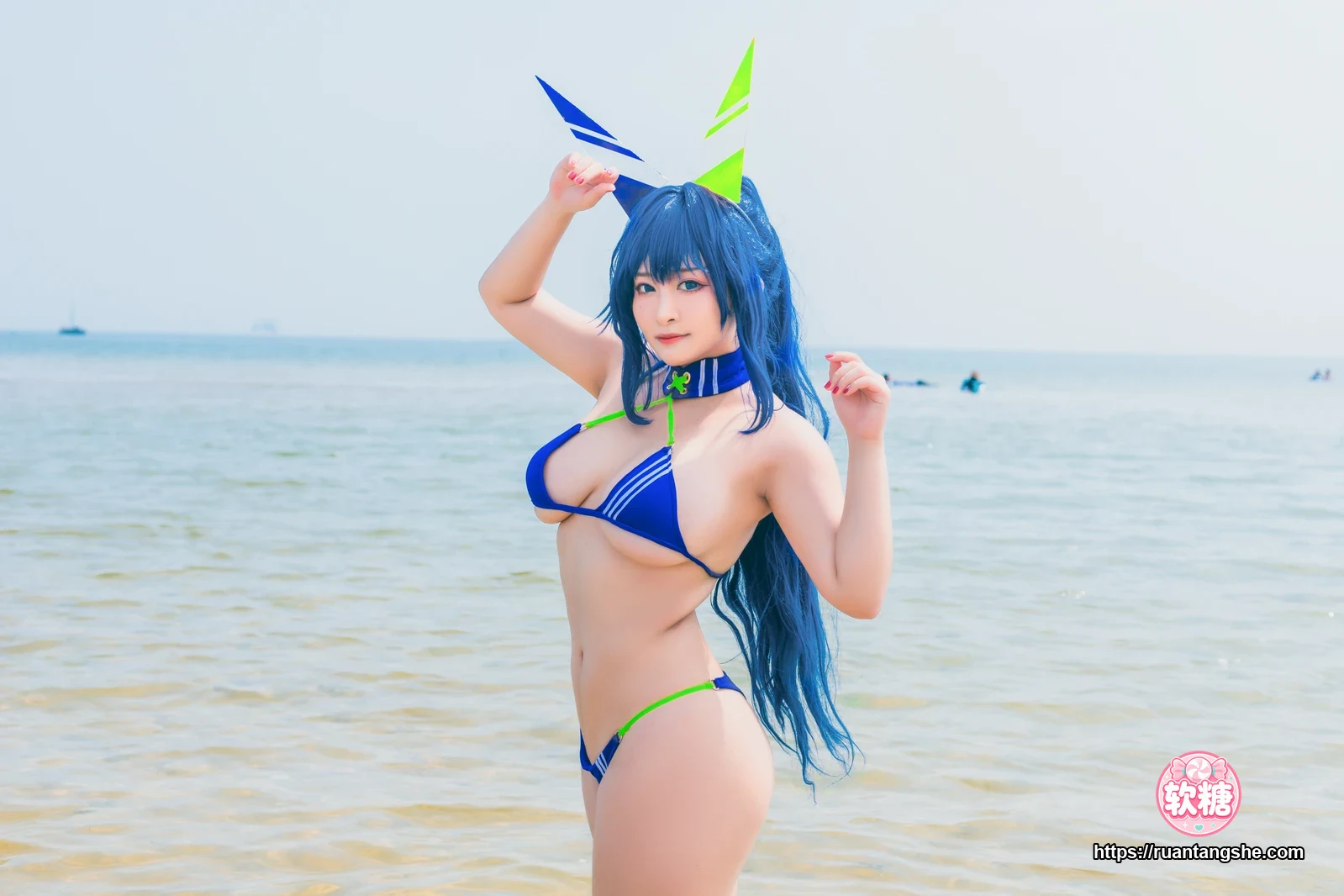 洛璃LoLiSAMA 洛璃LoLiSAMA NO.063 - 热恋的盛夏 花园泳装