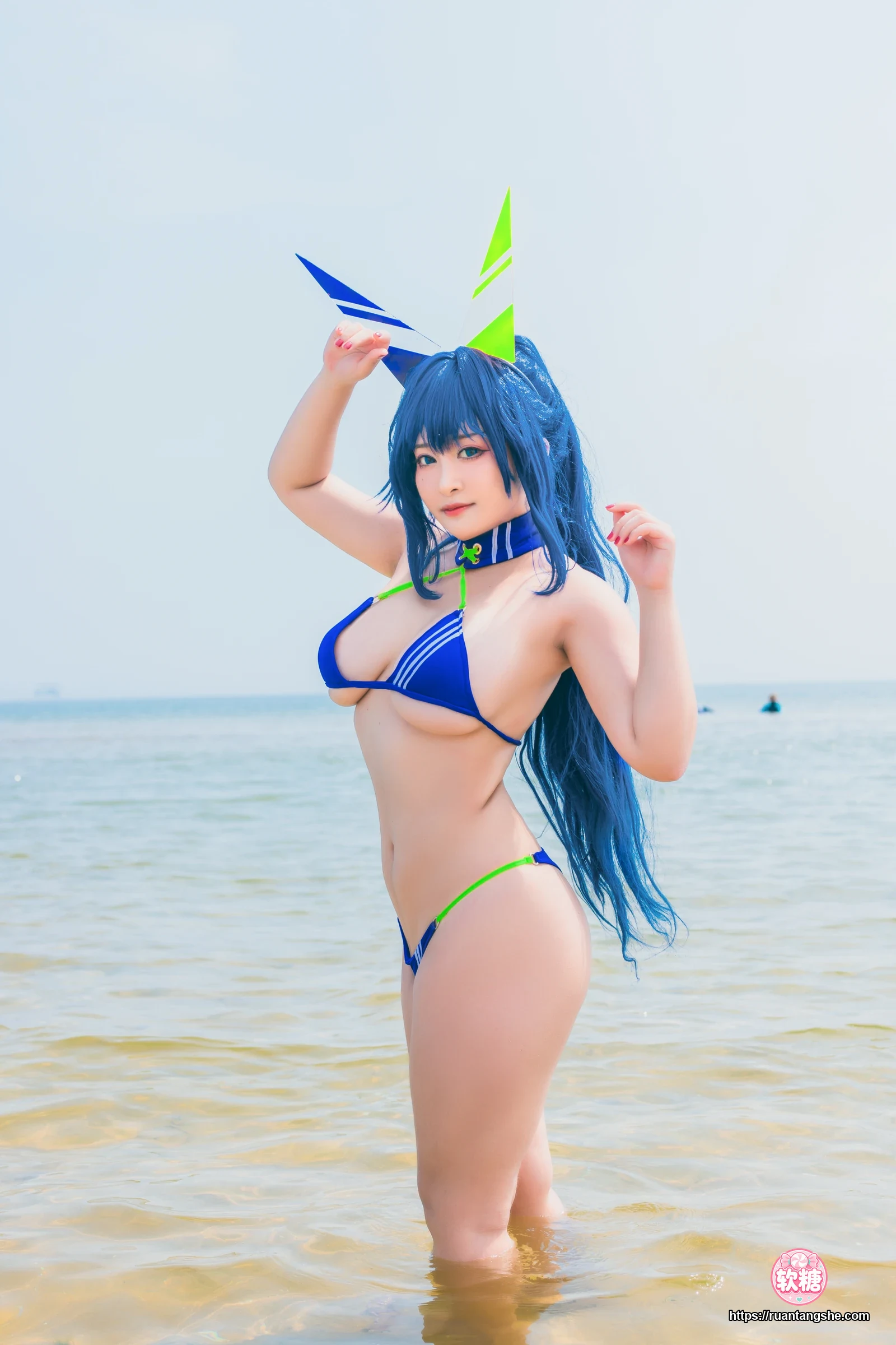 洛璃LoLiSAMA 洛璃LoLiSAMA NO.063 - 热恋的盛夏 花园泳装