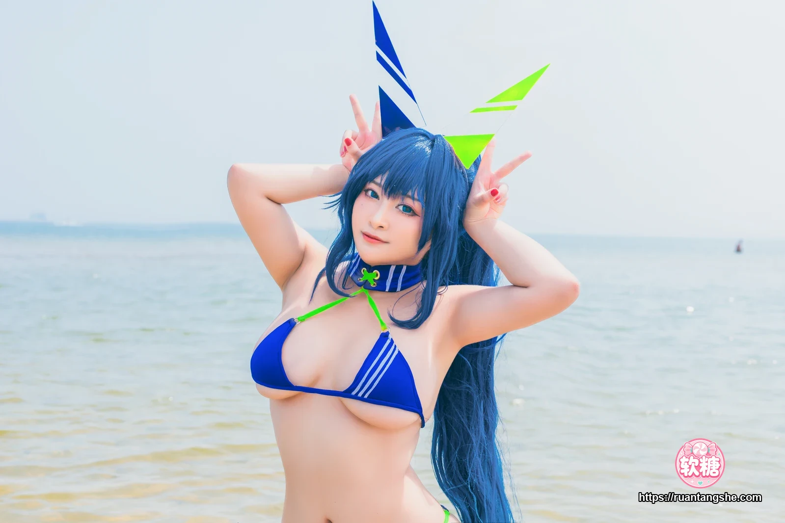 洛璃LoLiSAMA 洛璃LoLiSAMA NO.063 - 热恋的盛夏 花园泳装