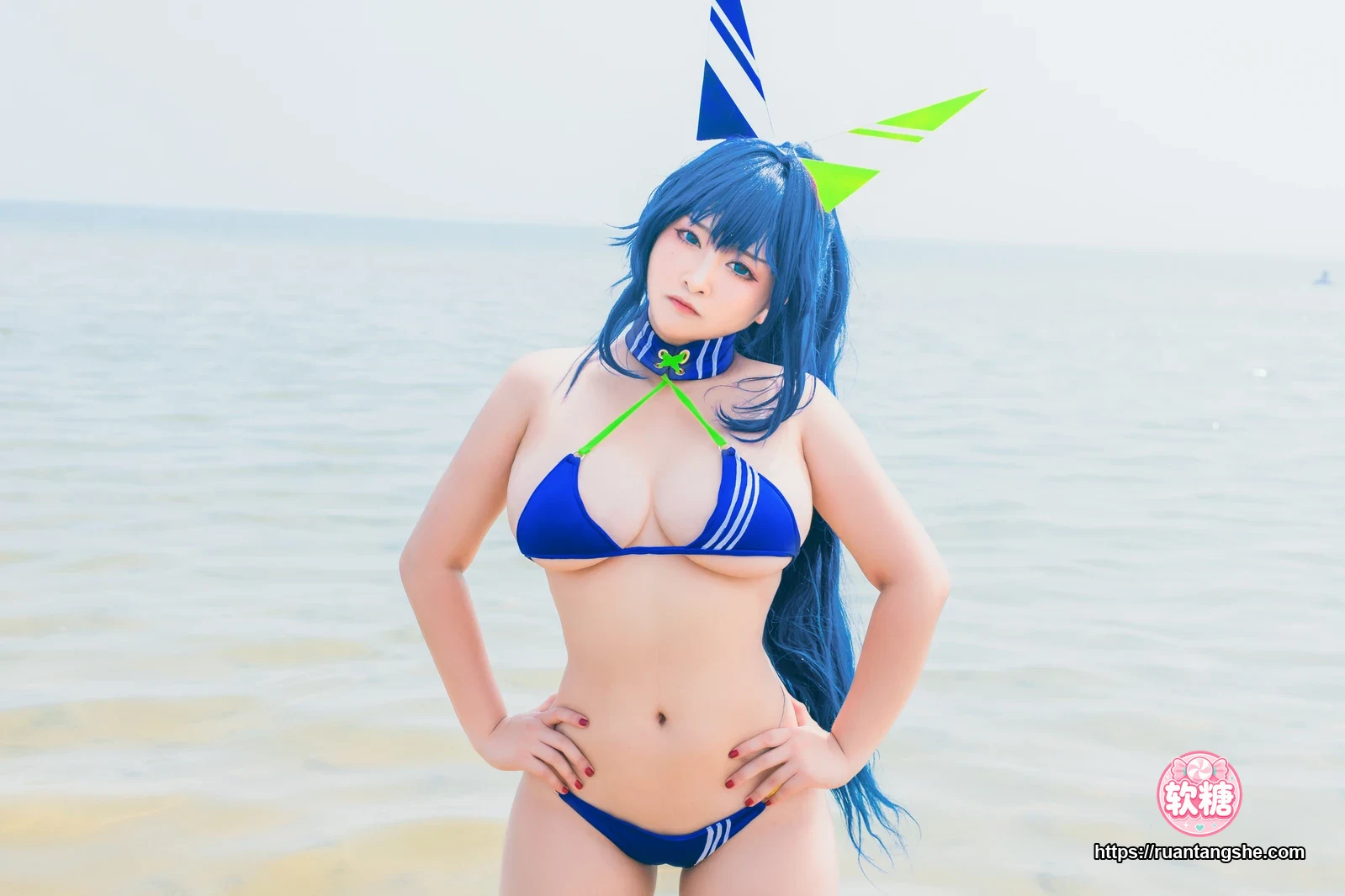 洛璃LoLiSAMA 洛璃LoLiSAMA NO.063 - 热恋的盛夏 花园泳装