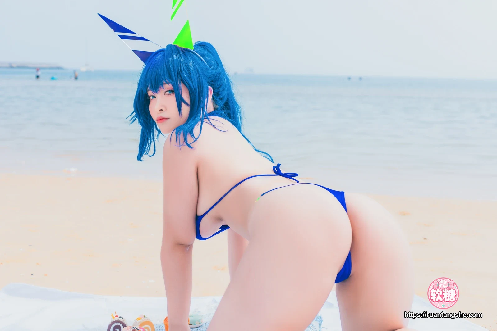 洛璃LoLiSAMA 洛璃LoLiSAMA NO.063 - 热恋的盛夏 花园泳装
