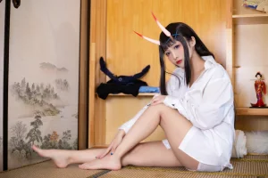 洛璃LoLiSAMA《碧蓝航线 能代衬衣》写真图集 73P｜在线预览与图包下载