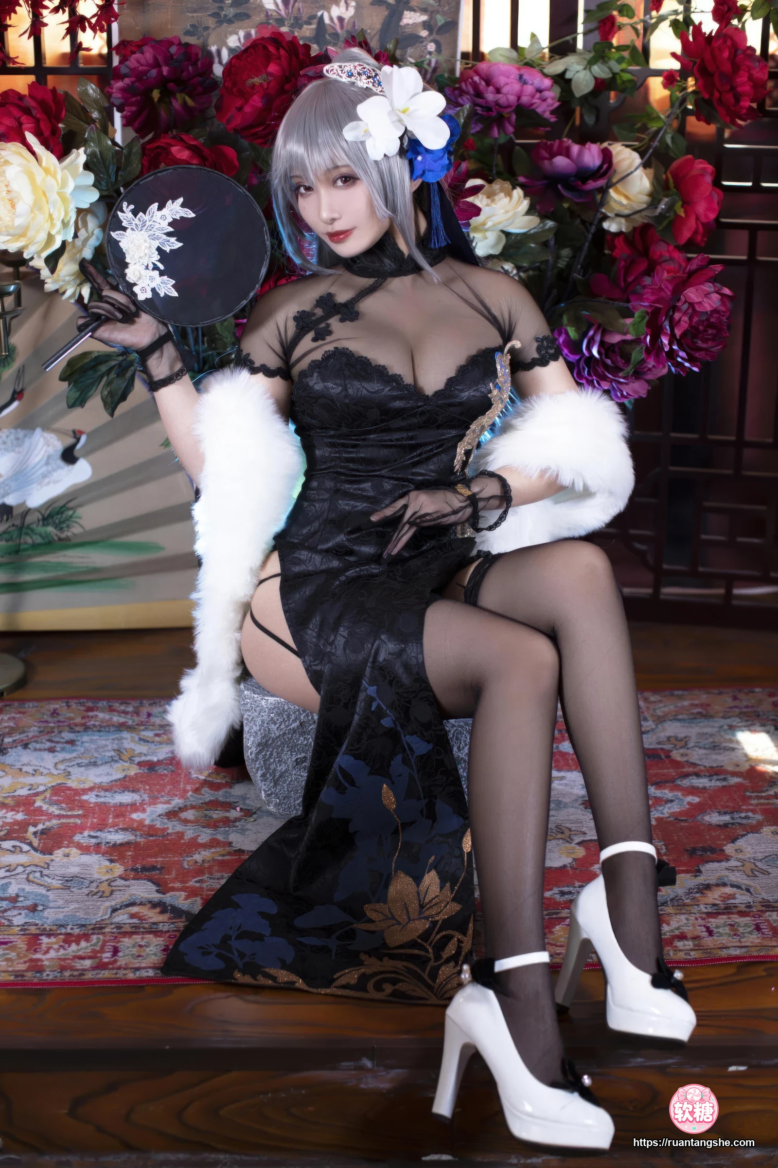 洛璃LoLiSAMA 洛璃LoLiSAMA NO.102 - 碧蓝航线·路易九世旗袍