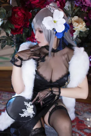 洛璃LoLiSAMA《碧蓝航线·路易九世旗袍》写真图集 43P｜在线预览与图包下载