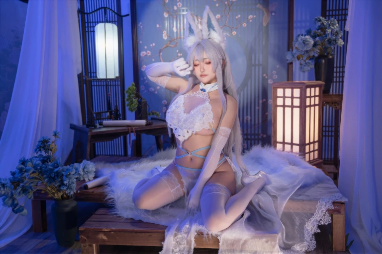 洛璃LoLiSAMA《碧蓝航线 信浓 相融一梦》写真图集 90P｜在线预览与图包下载