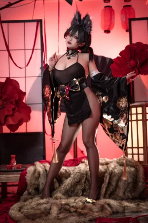 洛璃LoLiSAMA《碧蓝航线 近江 原皮》写真图集 67P｜在线预览与图包下载