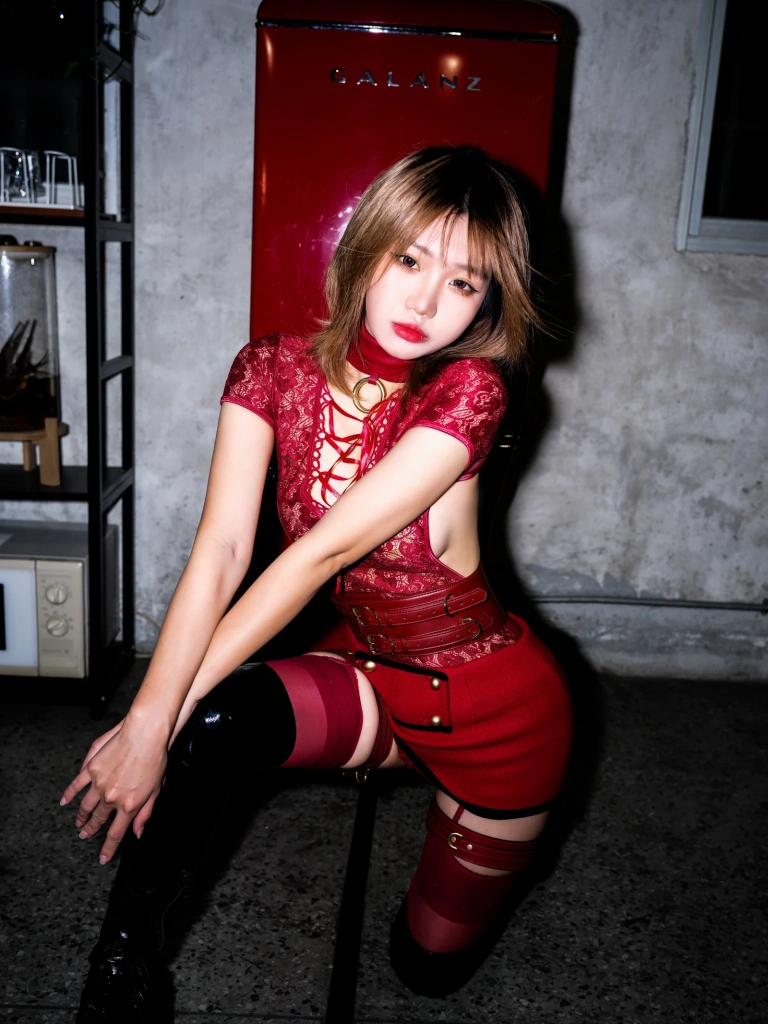 柒柒_Lust77《红》写真图集 58P｜在线预览与图包下载