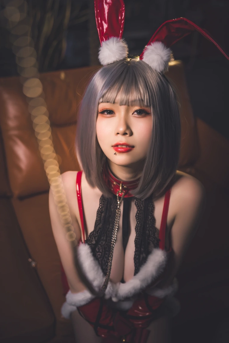 柒柒_Lust77《双人圣诞礼物（&末夜）》写真图集 64P｜在线预览与图包下载