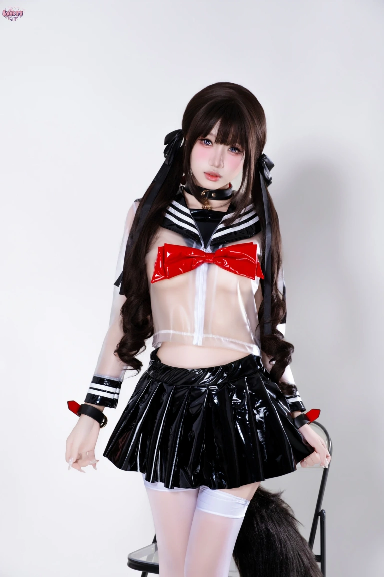 柒柒_Lust77《兽尾透明JK》写真图集 112P+1V｜在线预览与图包下载