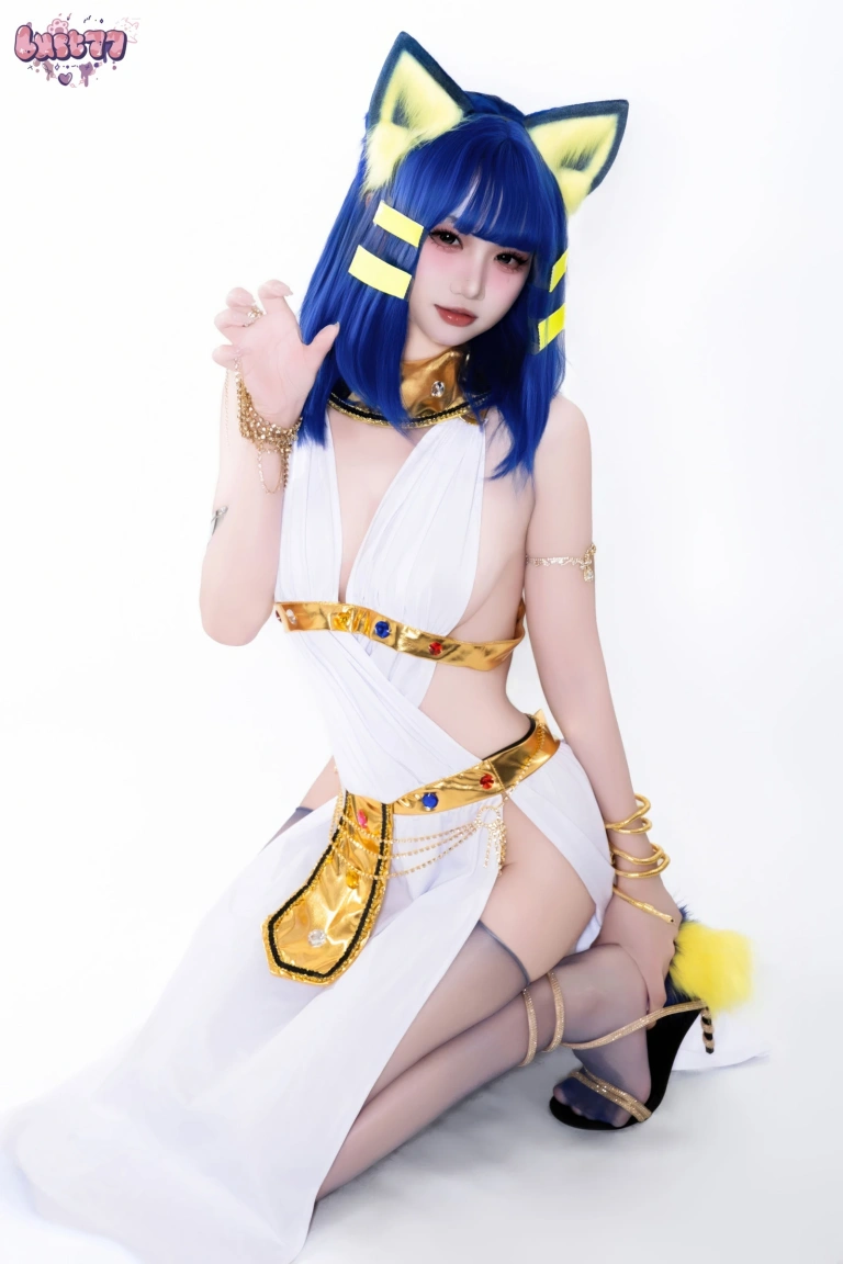 柒柒_Lust77《白·埃及猫》写真图集 65P｜在线预览与图包下载