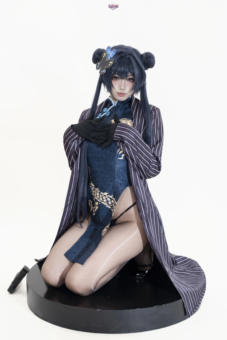 柒柒_Lust77《蔚蓝档案 妃咲原皮+兔女郎》写真图集 122P｜在线预览与图包下载