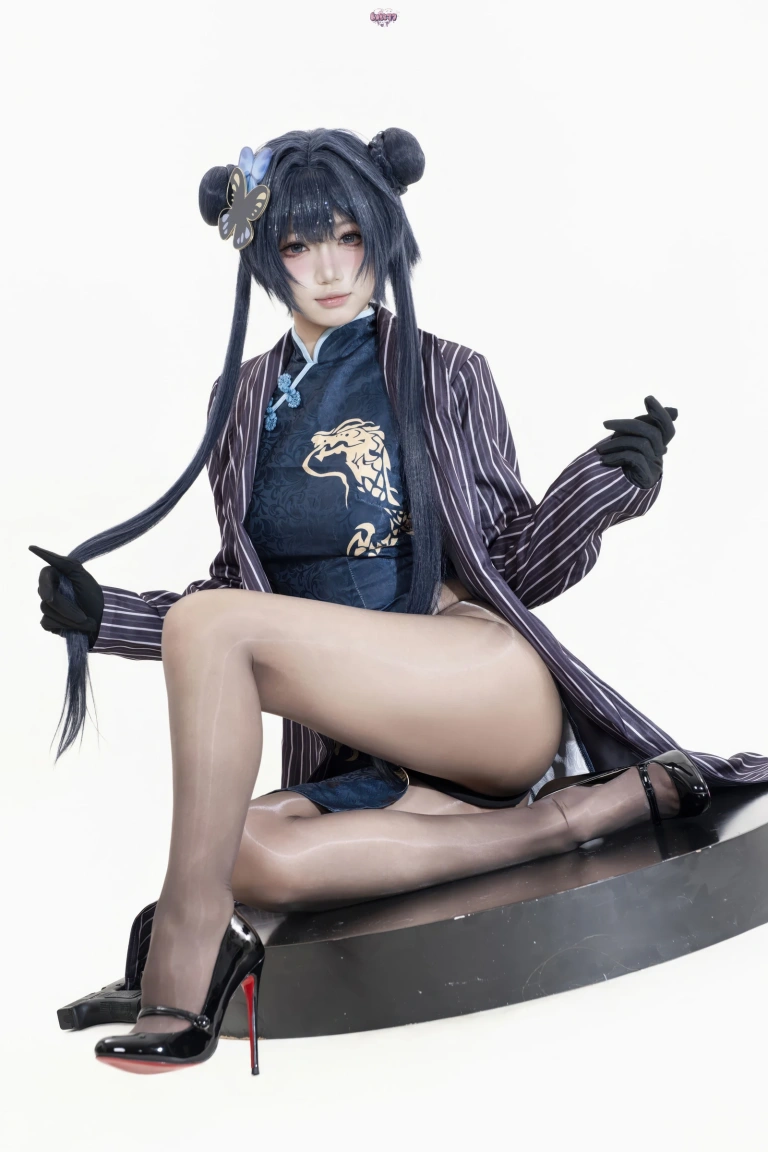 柒柒_Lust77《蔚蓝档案 妃咲原皮+兔女郎》写真图集 122P｜在线预览与图包下载