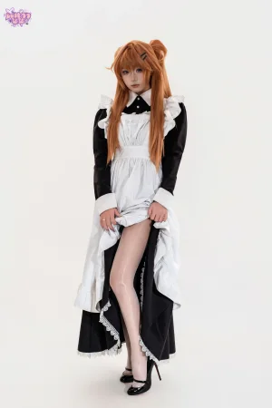 柒柒_Lust77《新世纪福音战士 明日香·战斗女仆》写真图集 68P｜在线预览与图包下载