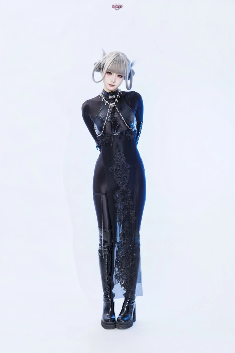 柒柒_Lust77《黑靡烟旗袍》写真图集 108P+2V｜在线预览与图包下载