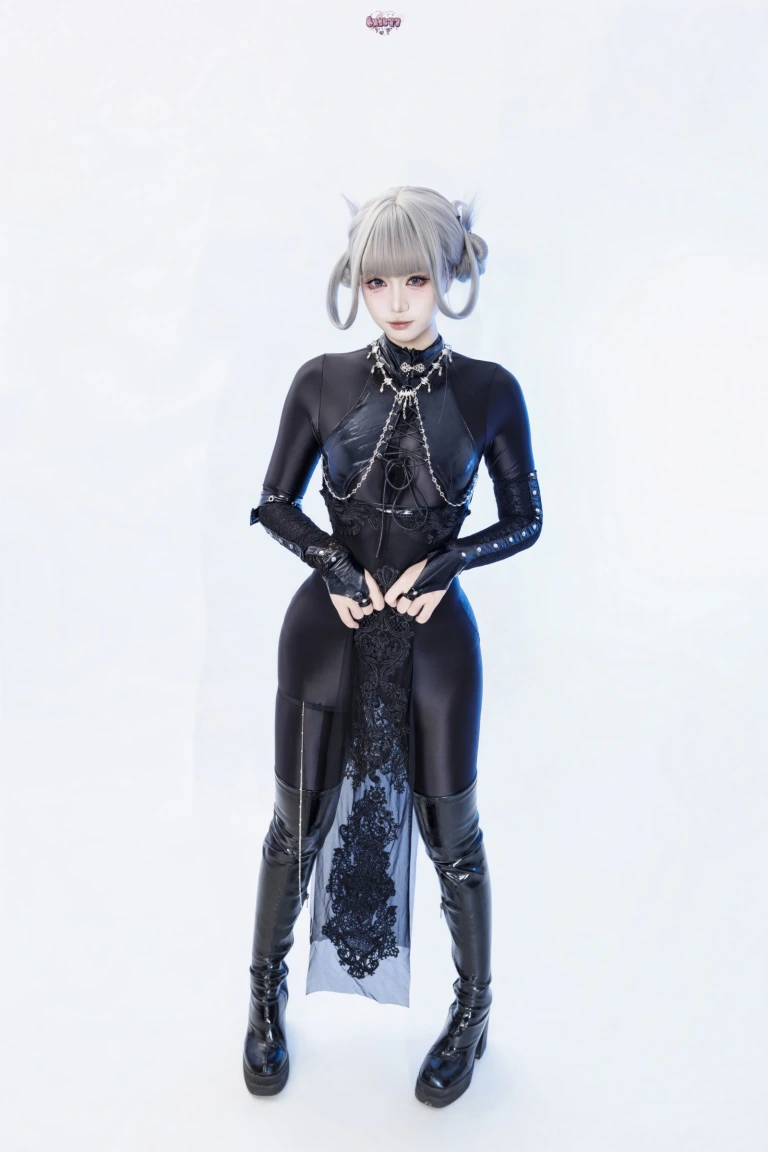 柒柒_Lust77《黑靡烟旗袍》写真图集 108P+2V｜在线预览与图包下载