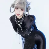 柒柒_Lust77《黑靡烟旗袍》写真图集 108P+2V｜在线预览与图包下载