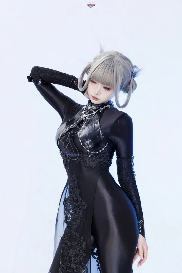 柒柒_Lust77《黑靡烟旗袍》写真图集 108P+2V｜在线预览与图包下载