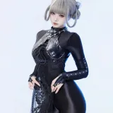 柒柒_Lust77《黑靡烟旗袍》写真图集 108P+2V｜在线预览与图包下载