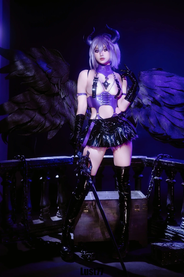 柒柒_Lust77《堕天使之歌》写真图集 83P｜在线预览与图包下载