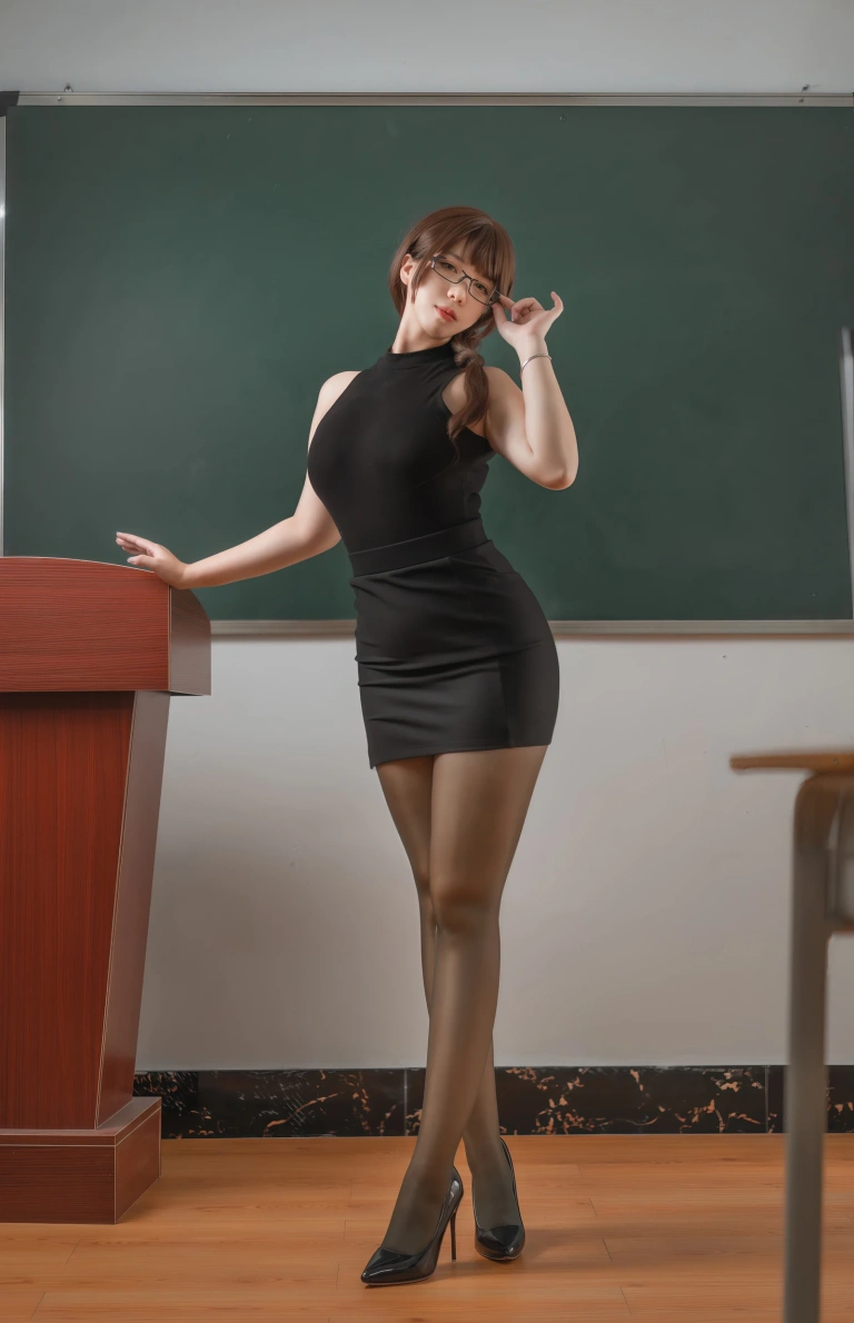 Meroko_魅瞳《女教师》写真图集 32P｜在线预览与图包下载