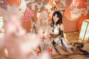 miko酱ww《永劫无间 胡桃》写真图集 44P｜在线预览与图包下载