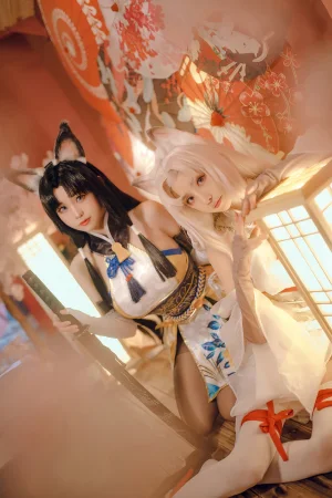 miko酱ww《永劫无间 胡桃》写真图集 44P｜在线预览与图包下载