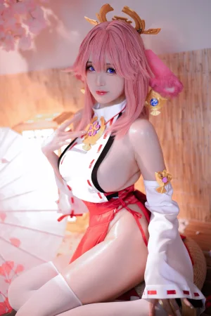 miko酱ww《八重神子2》写真图集 32P｜在线预览与图包下载