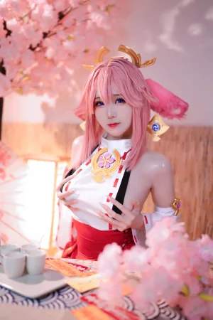 miko酱ww《八重神子2》写真图集 32P｜在线预览与图包下载