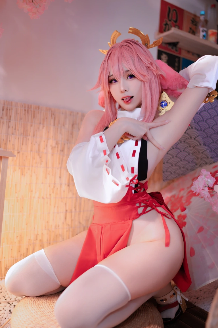 miko酱ww《八重神子2》写真图集 32P｜在线预览与图包下载