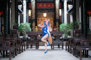 Money冷冷《玉藻前旗袍》写真图集 17P｜在线预览与图包下载