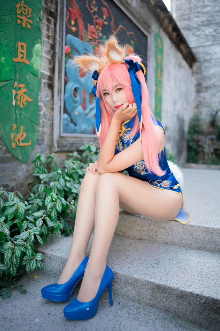 Money冷冷《玉藻前旗袍》写真图集 17P｜在线预览与图包下载