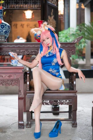 Money冷冷《玉藻前旗袍》写真图集 17P｜在线预览与图包下载