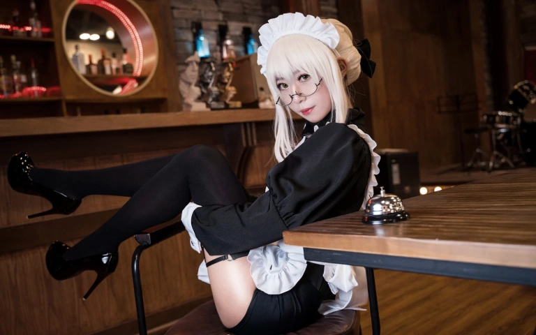 Money冷冷《黑呆女仆》写真图集 12P｜在线预览与图包下载