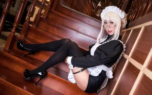 Money冷冷《黑呆女仆》写真图集 12P｜在线预览与图包下载