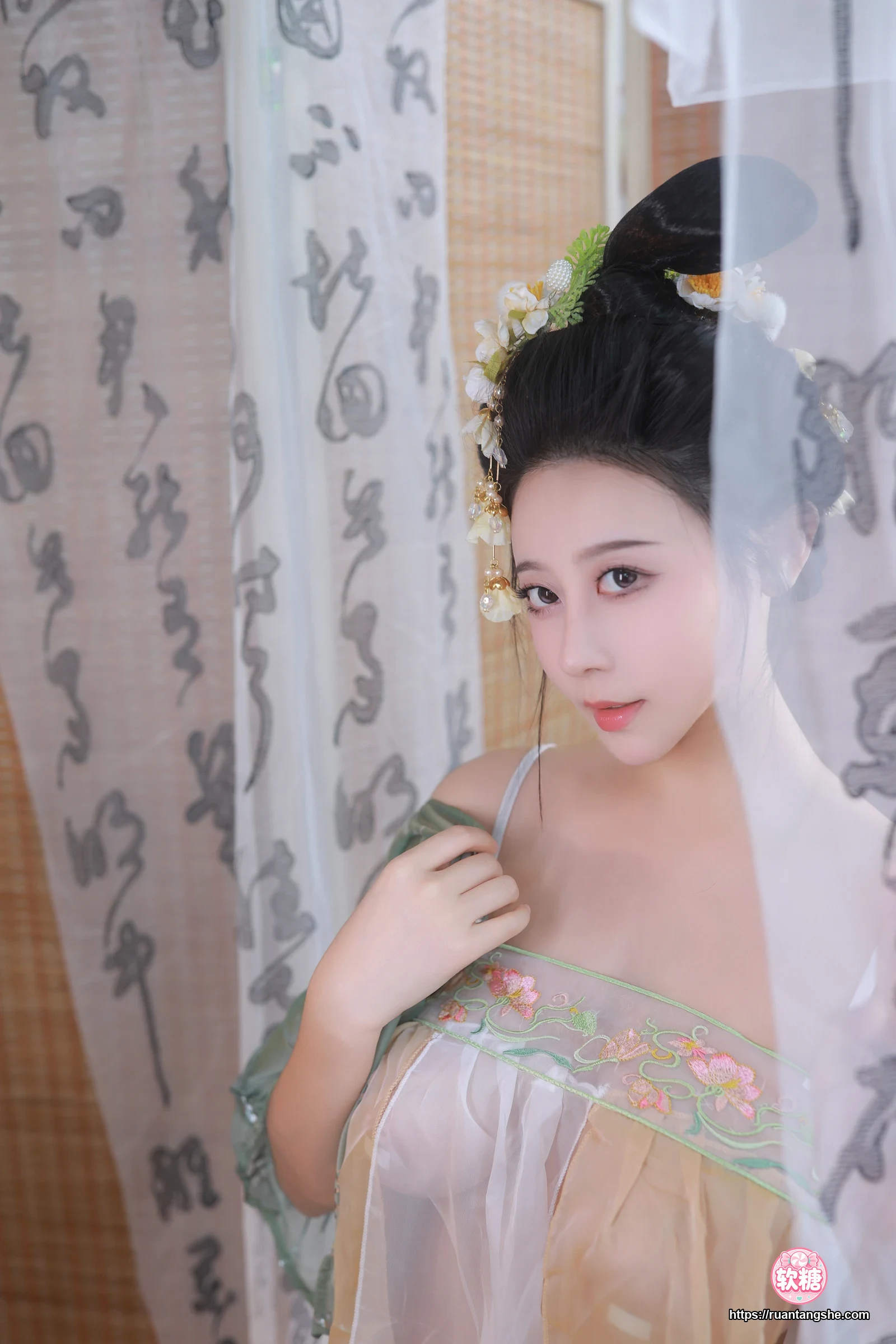 奈汐酱nice 奈汐酱nice NO.070 - 古风青纱曦