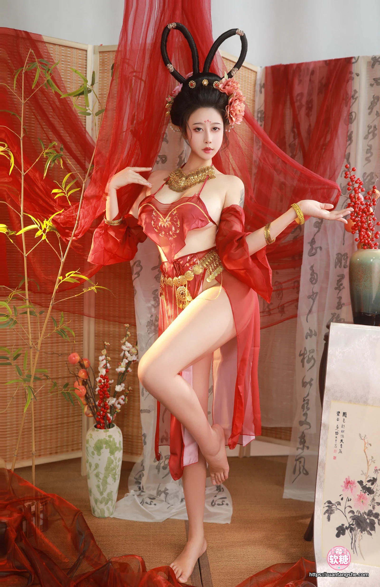 奈汐酱nice 奈汐酱nice NO.093 - 赤帐舞