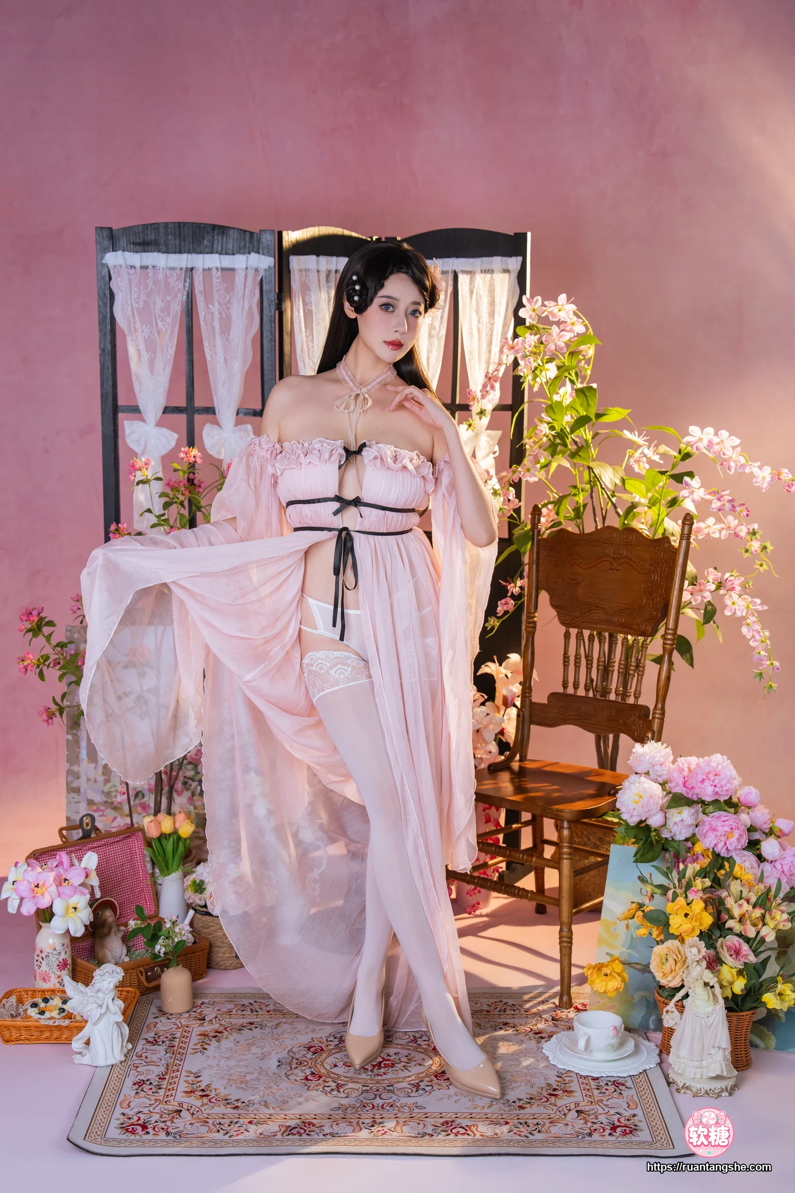 奈汐酱nice 奈汐酱nice NO.126 - 粉红茶事