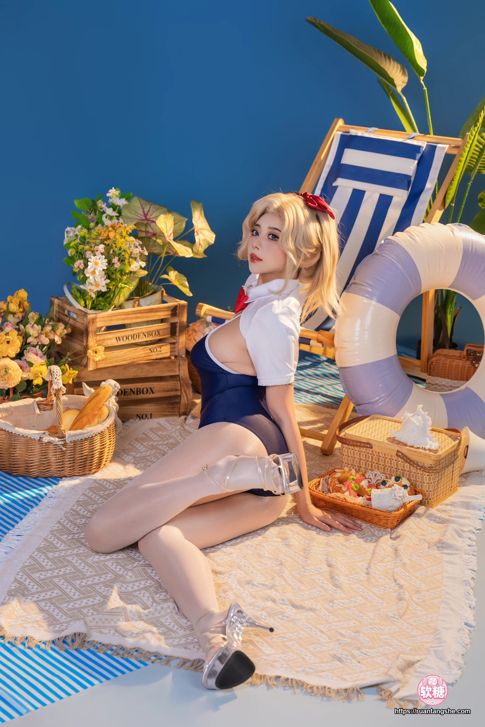 奈汐酱nice 奈汐酱nice NO.132 - 夏纪(&奶桃桃)