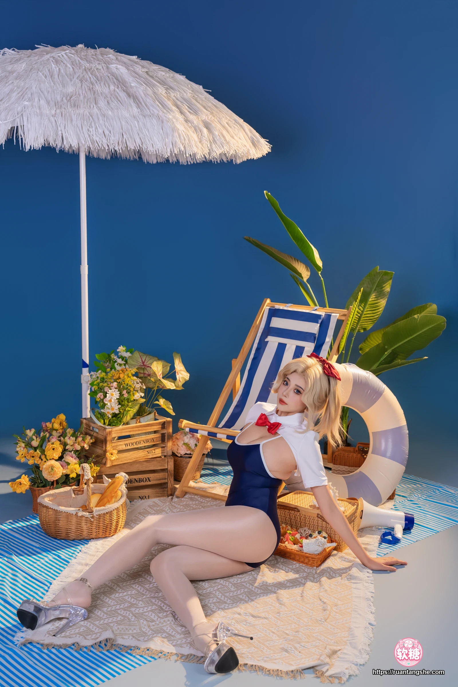 奈汐酱nice 奈汐酱nice NO.132 - 夏纪(&奶桃桃)