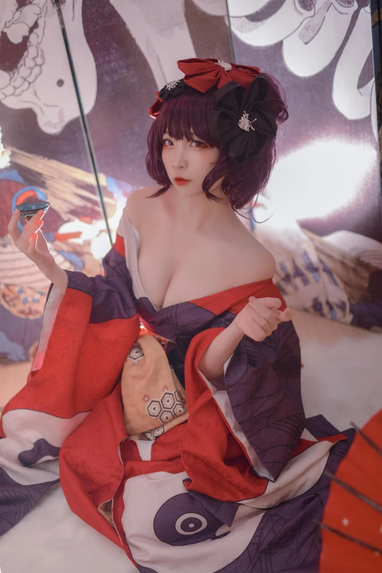 二佐Nisa《Fate葛饰北斋》写真图集 21P｜在线预览与图包下载