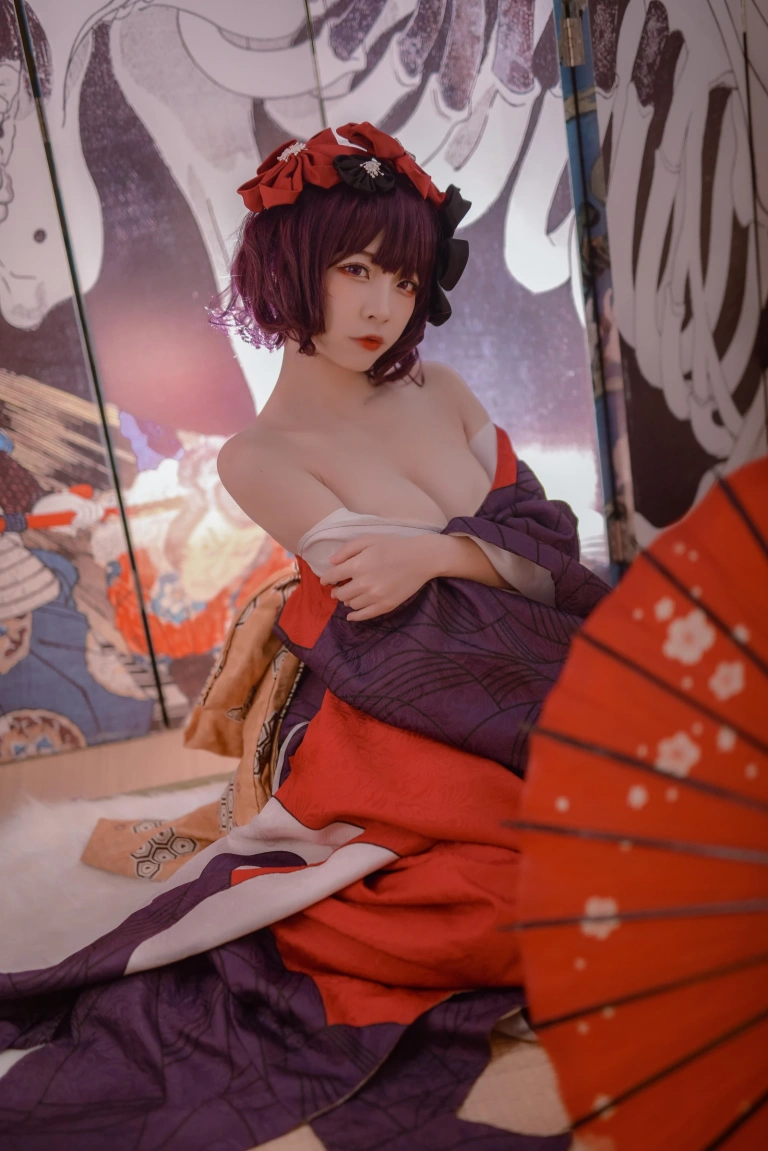 二佐Nisa《Fate葛饰北斋》写真图集 21P｜在线预览与图包下载